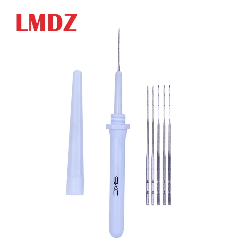 

LMDZ Wool Felt Needles Set With 5 Replaceable Needles Embroidery Craft Sewing Tools Single Felting Needles Pen Set Felting Tools