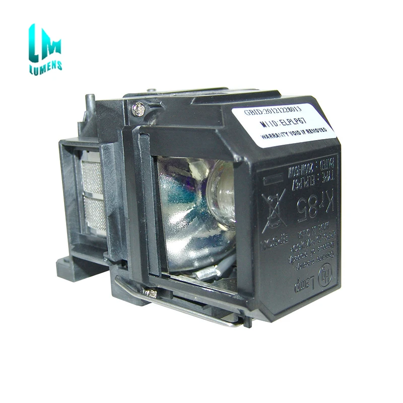 Для печатающей головки Epson лампой для ELPLP67 V13H010L67 EB-X02 EB-S02 EB-W02 EB-W12 EB-X12 EB-S12 S12 EB-X11 EB-X14 EB-W16 eb-s11 H432B