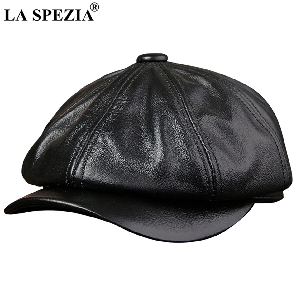 leather newsboy cap uk