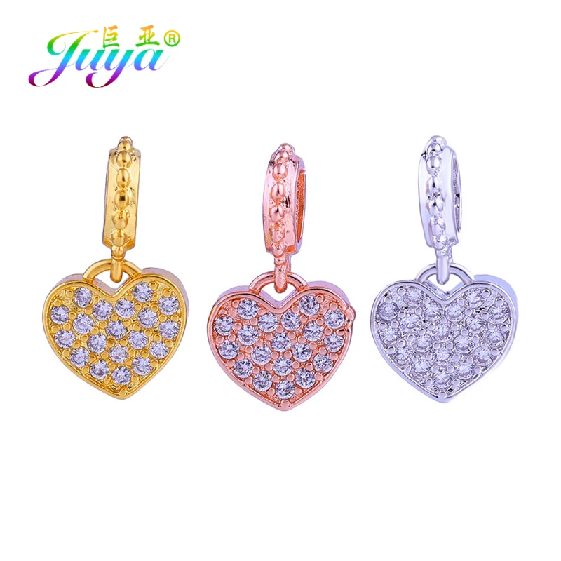 

Juya DIY Women Kids Jewelry Enamel Charms Supplies Handicraft Heart Star Flower Charms For Handmade Fashion Jewelry Making