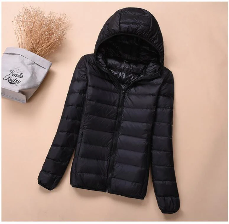 SEDUTMO зимние куртки размера плюс 4XL, женские пуховики, ультра-светильник, пальто на утином пуху, короткая куртка с капюшоном, весенние парки ED658