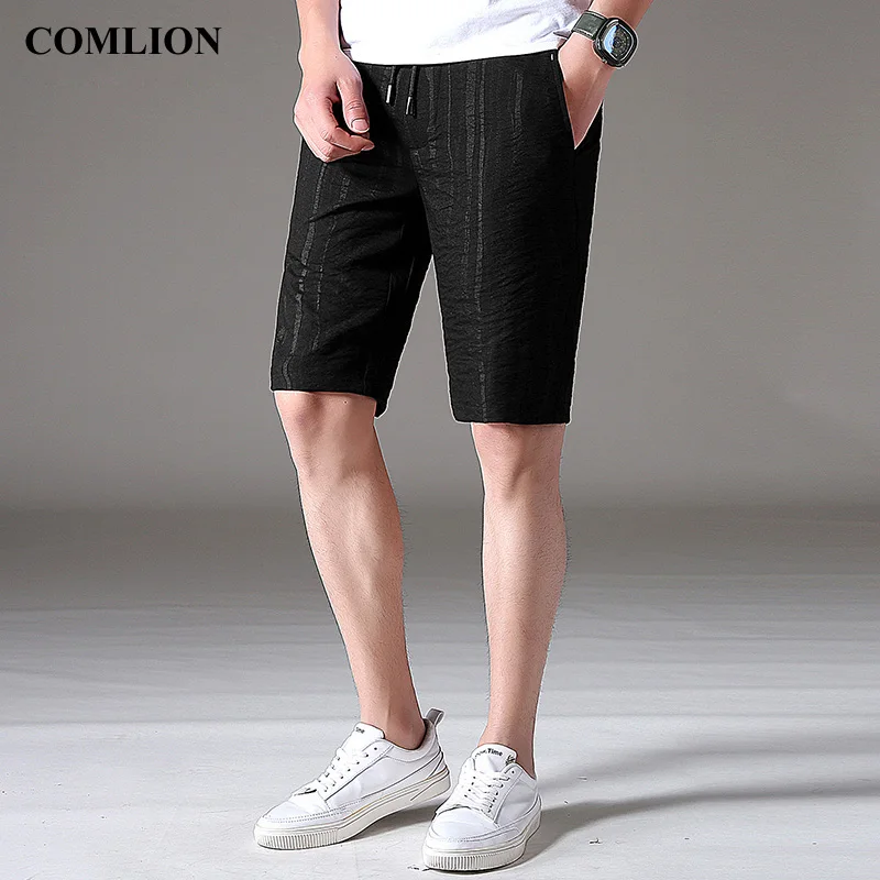 Шорты Для мужчин хлопок Новое поступление летней моды мужской доска Шорты Повседневное Для мужчин s черный печатных брюки бермуды Homme высокое качество C14