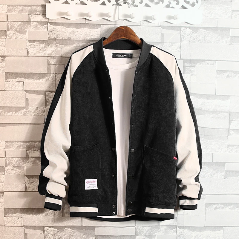 2018 En Uniforme Printemps Nouveau Garçons Baseball Version Veste Vêtements De Velours Hommes Sauvage La Côtelé Scorpion Coréenne ukPZOXi