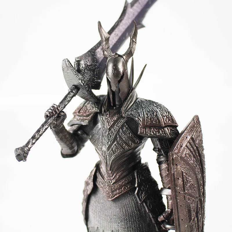 DXF черная фигурка рыцаря воина с мечом щит Dark Souls Коллекционная модель игрушки