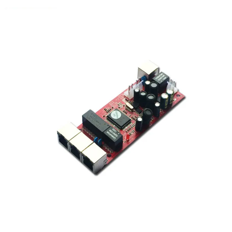 Módulo de Switch de Rede Mbps Oem Odm 4 Port Ethernet Poe Ieee802.3af Switch 10 - 100 1000 - Image 5