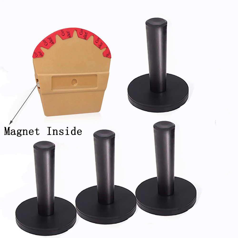 

EHDIS 4pcs Vinyl Wrap Film Gripper Magnet Holder+Magnetic Foil Microfiber Felt Squeegee Scraper Car Styling Sticker Accessories