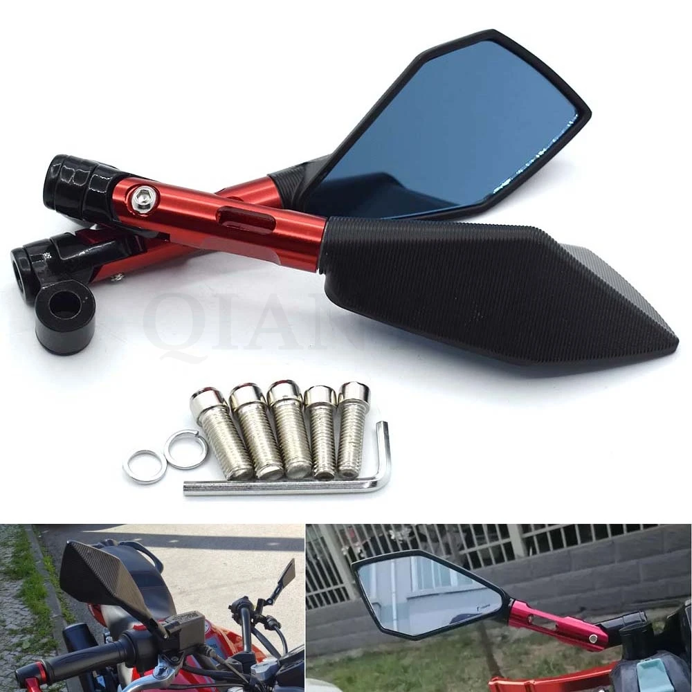 

Universal CNC aluminum alloy motorcycle rearview mirror side mirror for Kawasaki yamaha ktm honda suzuki bmw ducati hyosung gsxr