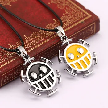 

12pcs/lot anime one Piece Necklace Surgeons Trafalgar Law necklace colorful collar necklace Men's Fashion Accessories cosplay