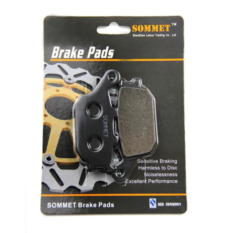

SOMMET Motorcycle Rear Brake Pads for Kawasaki EN 650 (AFF/AGF/BFF/BGF) Vulcan S ABS/Non ABS (15-16) EN650 LT174