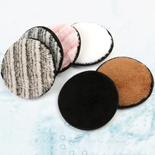 Макияж Губка для удаления моющая щетка Очищающая хлопковая Очищающая Хлопушка влажная губка очищающий спонж для лица супер мягкий