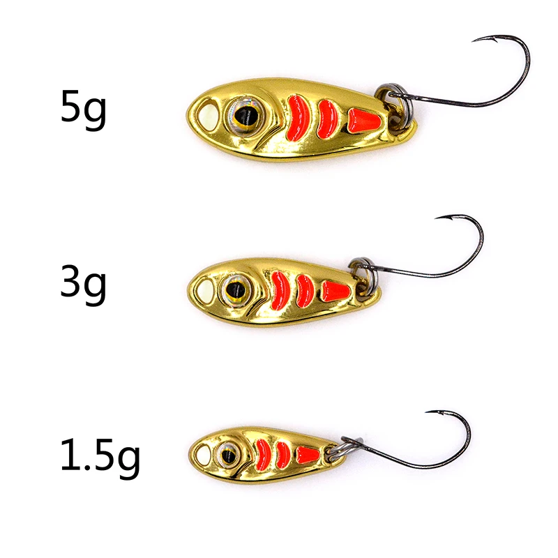 Buy 1PCS small spoon JUYANG small micro fishing spoon