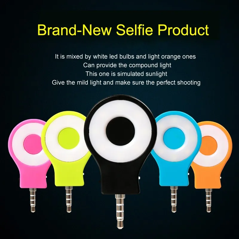 Hot RK07 Selfie Flash Light Retina Night Using Selfie Enhancing Flash light Portable for i6 6S