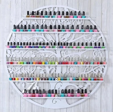 

Perfume nail polish display rack / circular wall nail shop racks / cosmetic display racks