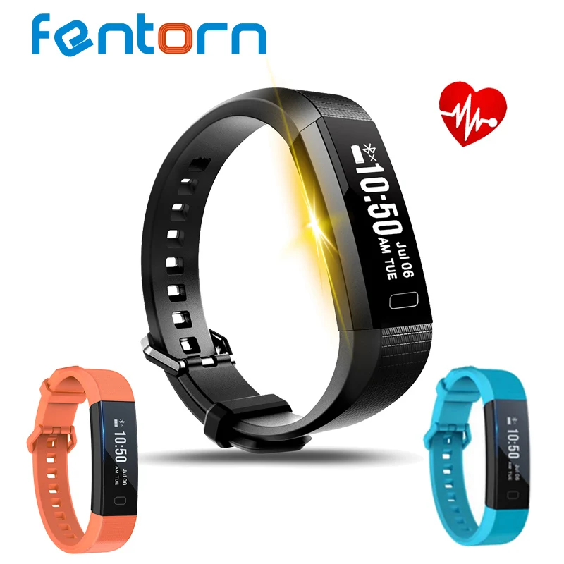 Fentorn Y11 Smart Wristband Dynamic Heart Rate Monitor Band Pedometer Sports Bracelet with activity Tracker for
