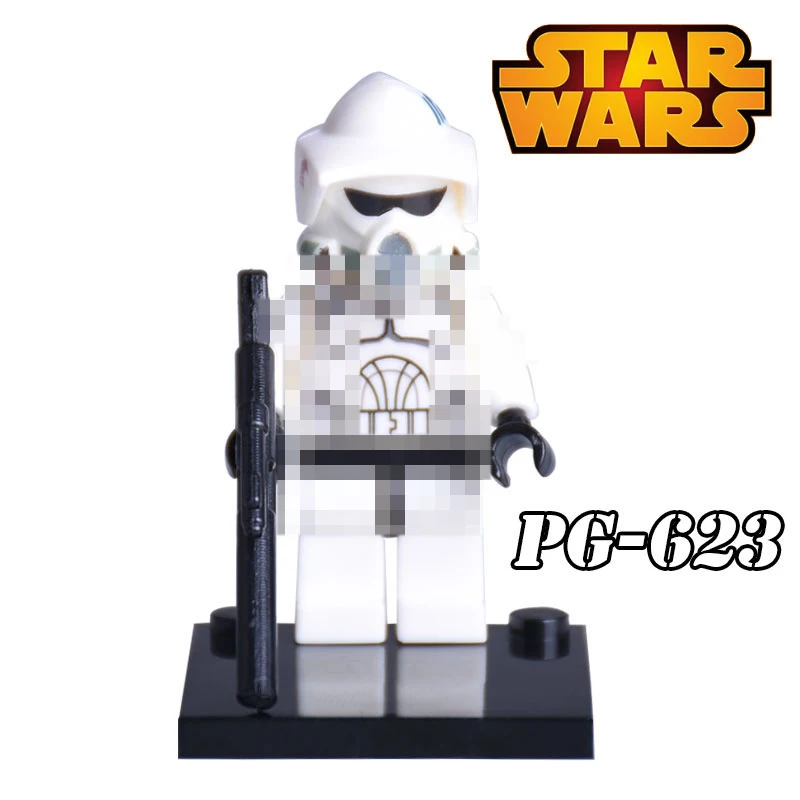 Новый 1 шт. АРФ Клон Trooper белый солдат Звездные войны DIY цифры Супергерои Building Block