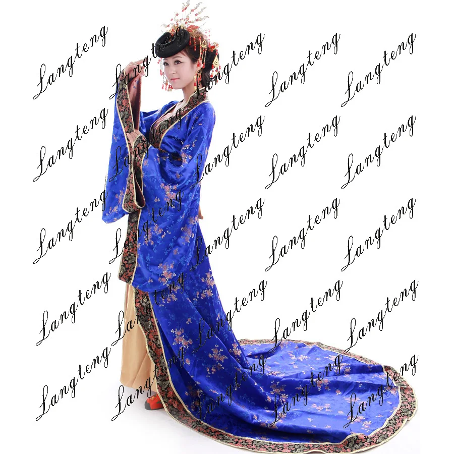 Новинка года древней китайской Костюмы костюм Тан костюм Hanfu Одежда сцены костюм Тан поезд великолепно