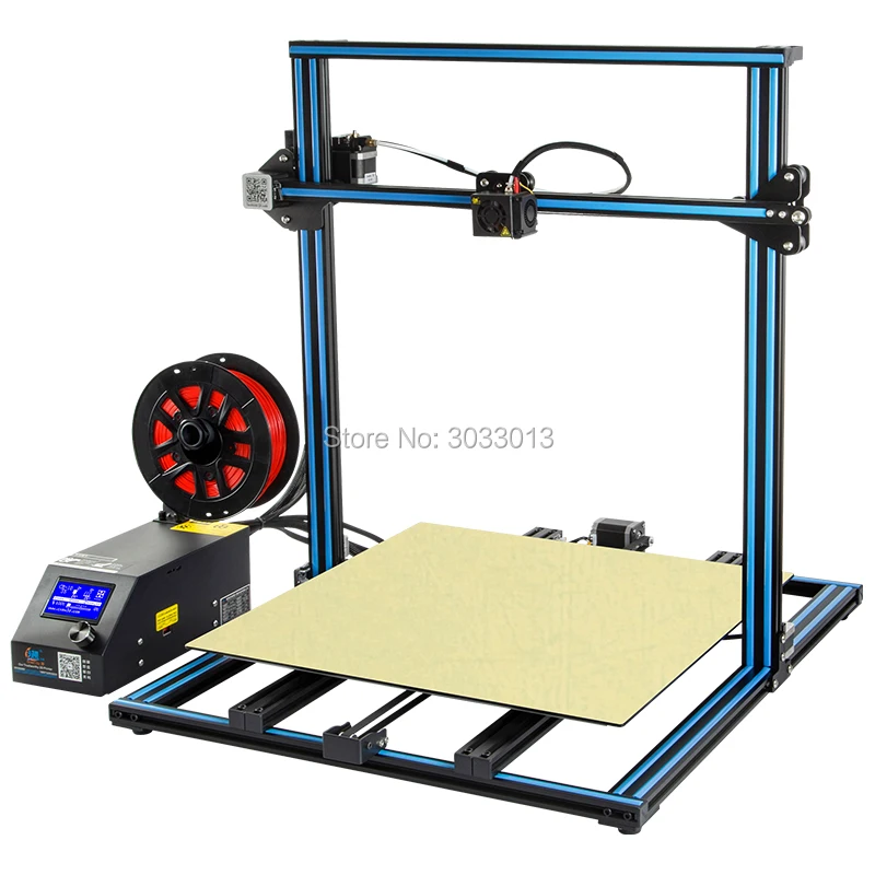 Легкая сборка CR-10 5S 3d принтер большой размер печати 500*500*500 мм с нитями+ горячая кровать+ 8 Гб sd-карта+ инструменты в подарок Creality 3D
