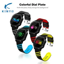 IP68 Водонепроницаемый Smart band сердечный ритм Smartband красочный циферблат спортивные часы режим большой экран smart watch smartwatch мужчин