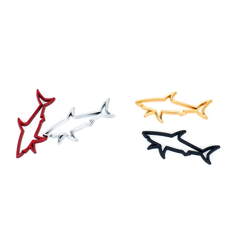 Творческий 3D металла Стикеры в форме акулы эмблема значок автомобиля Стикеры заднего наклейки на багажник для Kia Optima K3 K5 автомобильные аксессуары
