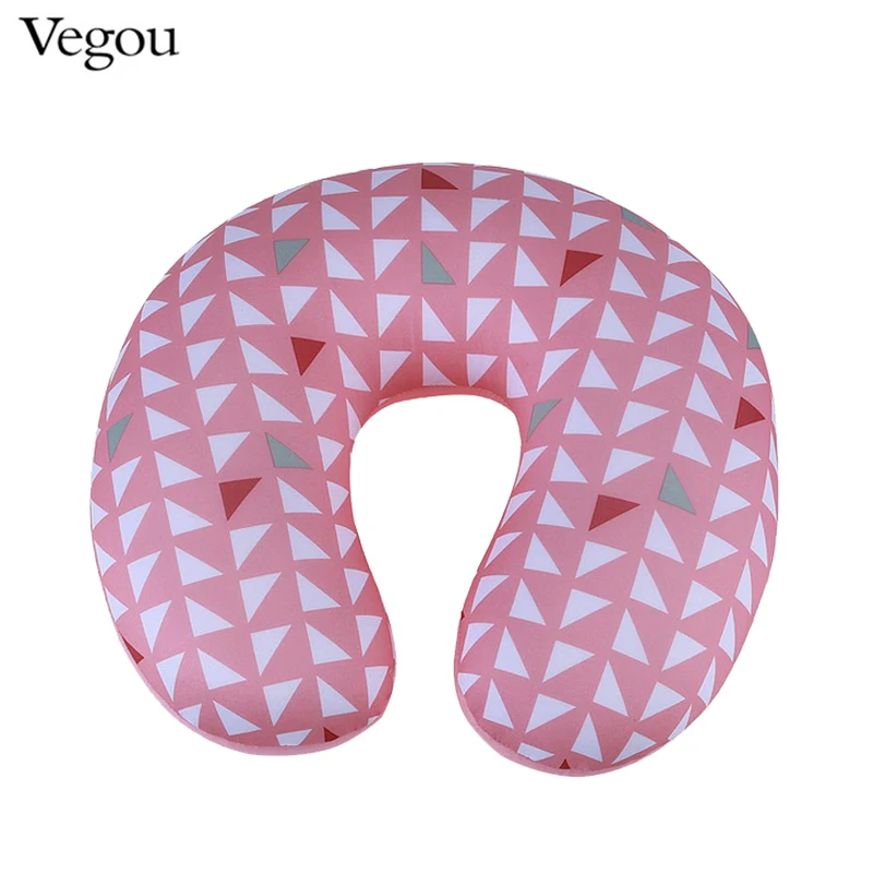 Vegou Microbeads U Shaped Neck Pillow Airplane Travel Pillows Pattern
