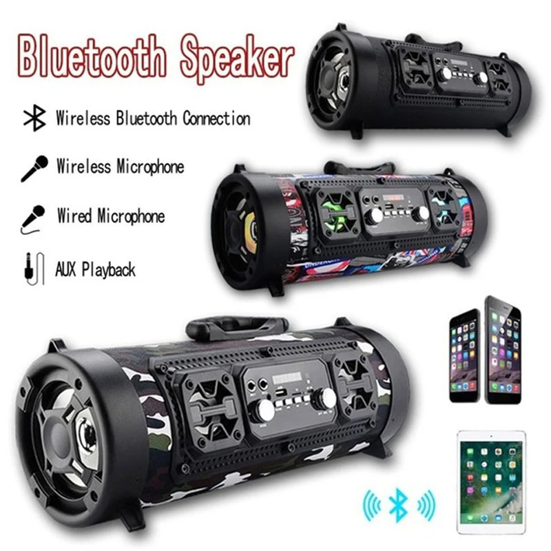 HIFI портативный Bluetooth динамик fm-радио движение K tv 3D звуковой блок беспроводной