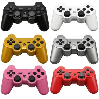 

AOXO Wireless Bluetooth Dual Vibration Gamepad For Sony PS3 Controller Playstation 3 SIXAXIS Console Joystick PS 3