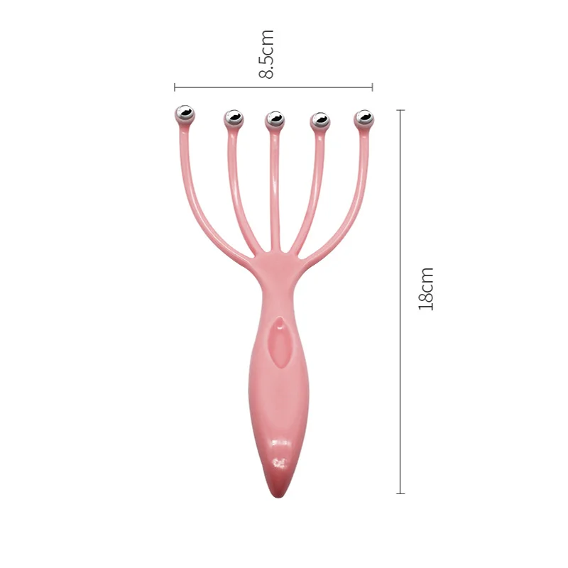 Горячая, массажер для расслабления головы с пятью пальцами, массажер для волос, спа-салон, для кожи головы, для шеи, для снятия стресса, массажер для головы