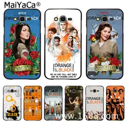 MaiYaCa оранжевый Новинка Черный Плакат ТВ Show Coque основа чехол для телефона для Samsung J1 J5 J7 J3 Note3 Note4 Note5