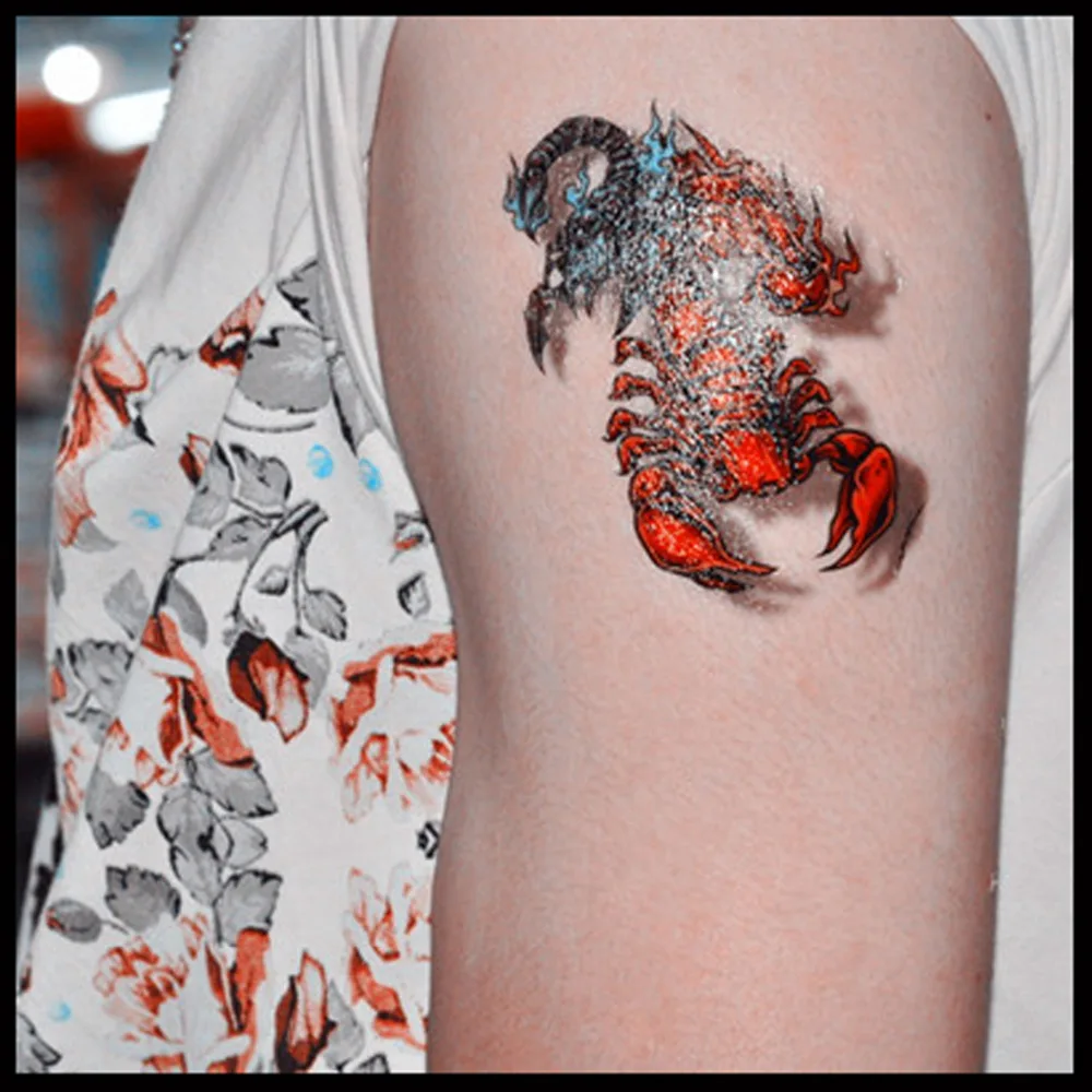 temporary tattoo skeleton rose 3d tattoo flash tattoos women body temporary tattoo skeleton rose 3d tattoo flash tattoos women body