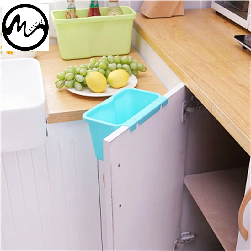 Minch Square Kitchen Simple Mini Trash Storage Box Organizers