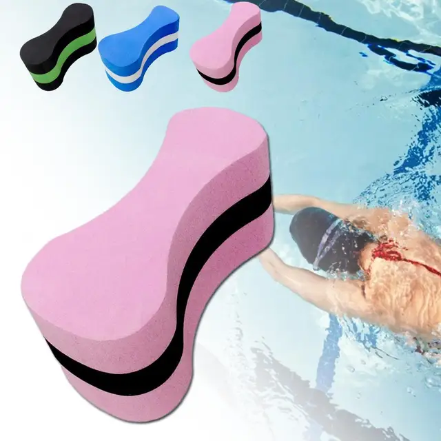 Pull-buoy Flottant XIAOJUN Pour Natation - Entraînement Jambes/hanches - Adulte/enfant - EVA Bleu/blanc