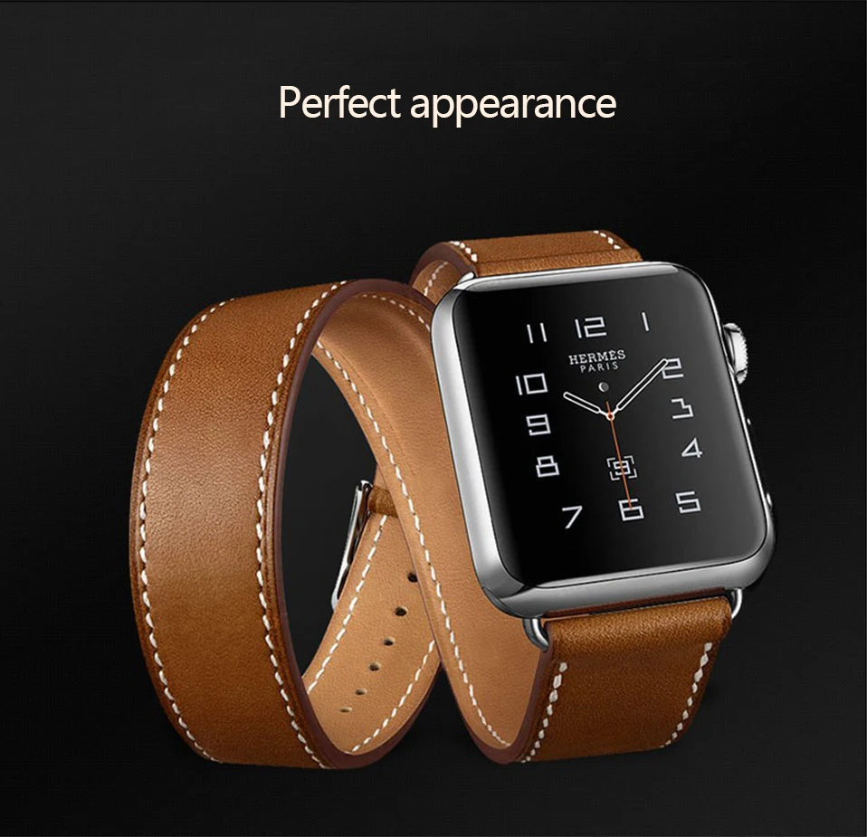 Genuine Leather Strap For iwatch Bracelet Apple Watch Band 42mm 38mm Sport Bracelet For Series 3 2 1 Watch Strap (2)