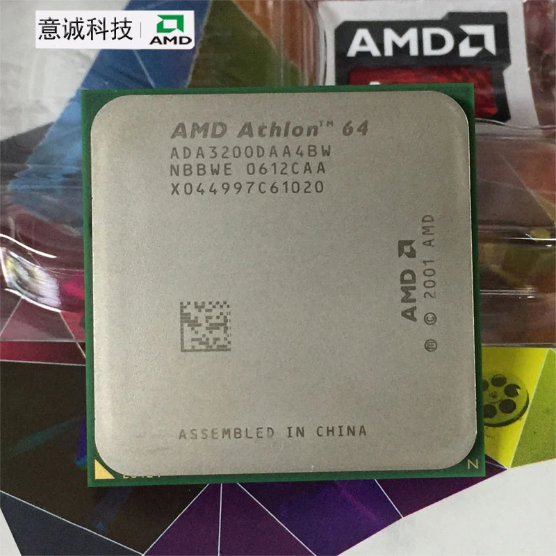 AMD Athlon 64 3200+  CPU Processor Desktop Socket 939 2.0GHz 512K  ADA3200DAA4BW Working 100% Free Shipping