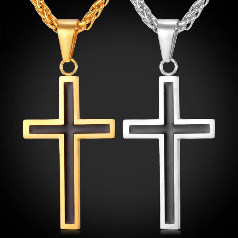 Cross Necklace & Pendant Christian Jewelry Wholesale 316L Stainless