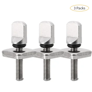 

Stainless Steel Boat Surfboard Fin Screw & Fin Plate Replacement Kit Longboard Fin Screws Plate Multi Tool Boat Accessories