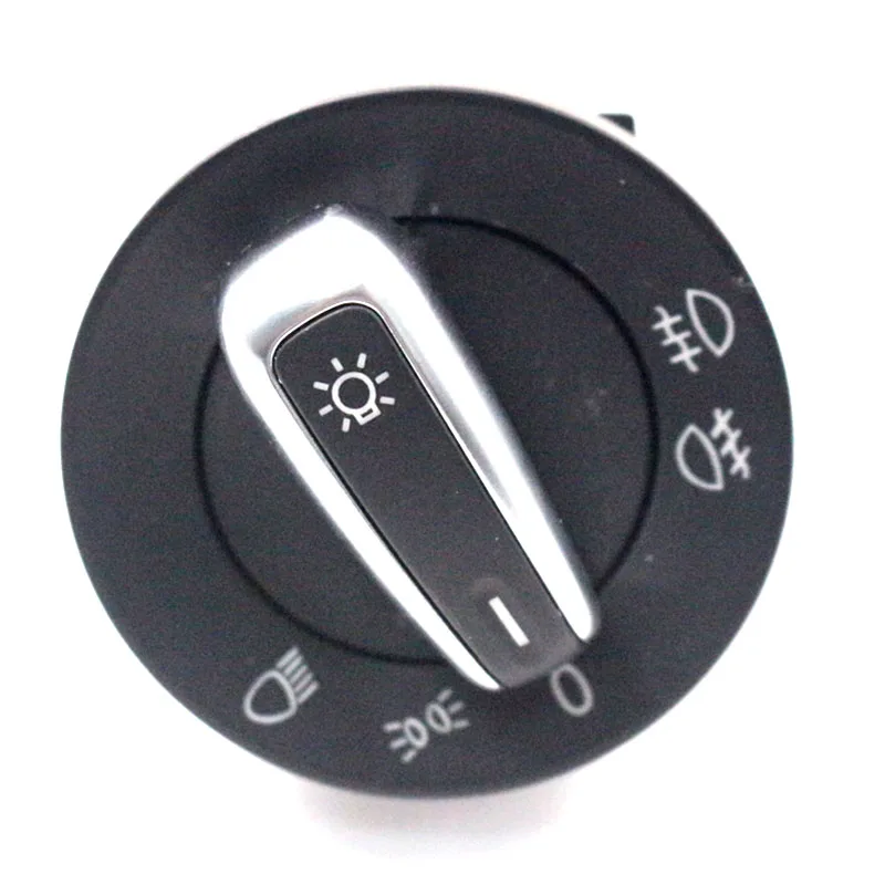 3BD941531 Control Chrome Fog Head light Switch for VW Jetta Golf Beetle
