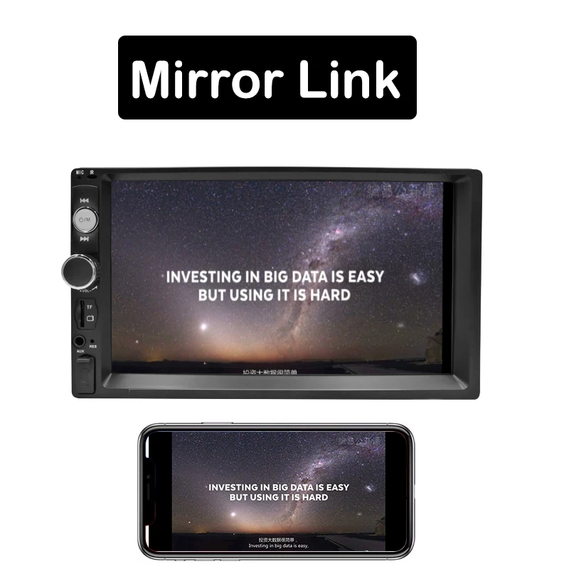 2 Din автомагнитола 2 Din Автомобильный мультимедийный плеер стерео " сенсорный экран видео MP5 плеер Авто Радио резервная камера Android