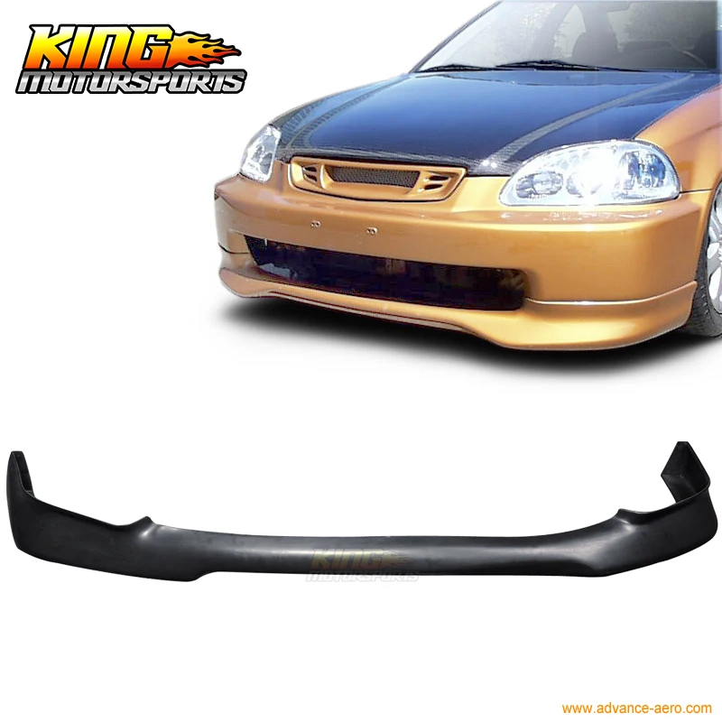 

For 96-98 Honda Civic EVO PU Poly Urethane Front Bumper Lip Spoiler Bodykit