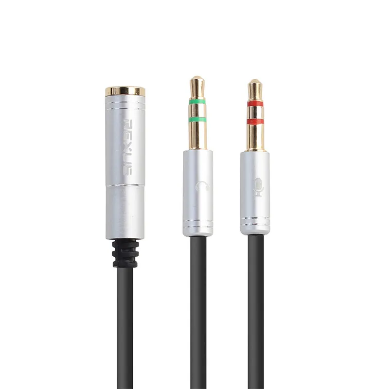 

3.5mm Stereo Earphone Headphone Audio Splitter Jack 1 Female to 2 Male Adapter
