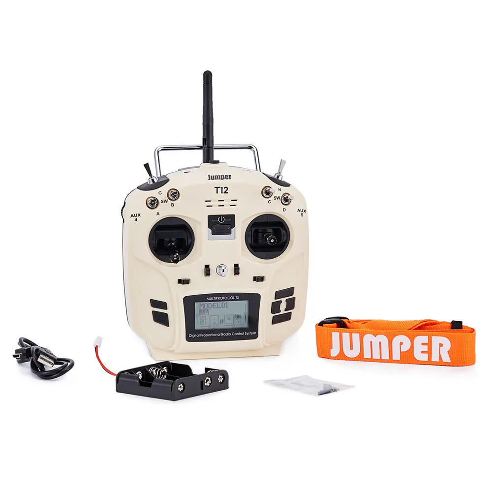 

NEW Jumper T12 OpenTX 12ch transmitter Radio Remote Controller with JP4-in-1 Multi-protocol RF Module for RC Drone
