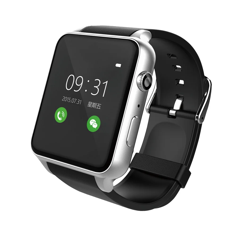 Умные часы для мужчин, GT88, Bluetooth, умные часы, сердечный ритм, шагомер, SIM, умные часы, ответ на вызов, TF, телефон, часы для Android IOS - Цвет: Silver