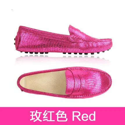 Blingling New 2022 Genuine Leather Women Flats Lady Loafers Casual Shoes Moccasins Spring Autumn Flat Shoes Handmade Woman Shoes 