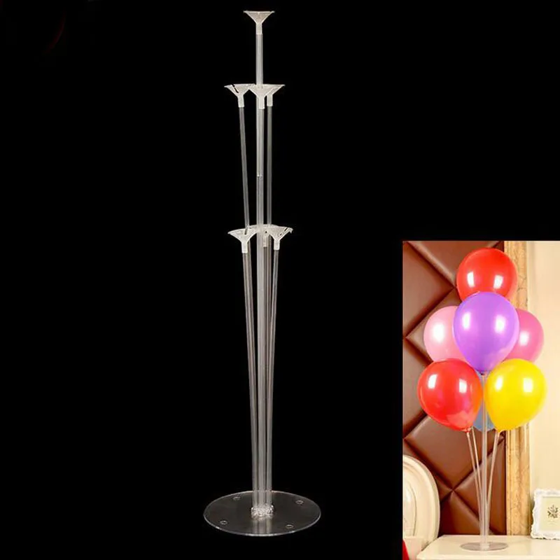  40sets/lot Centerpiece Table Balloon Stand Balloon Column Base Set Wedding Party Decoration Balloon