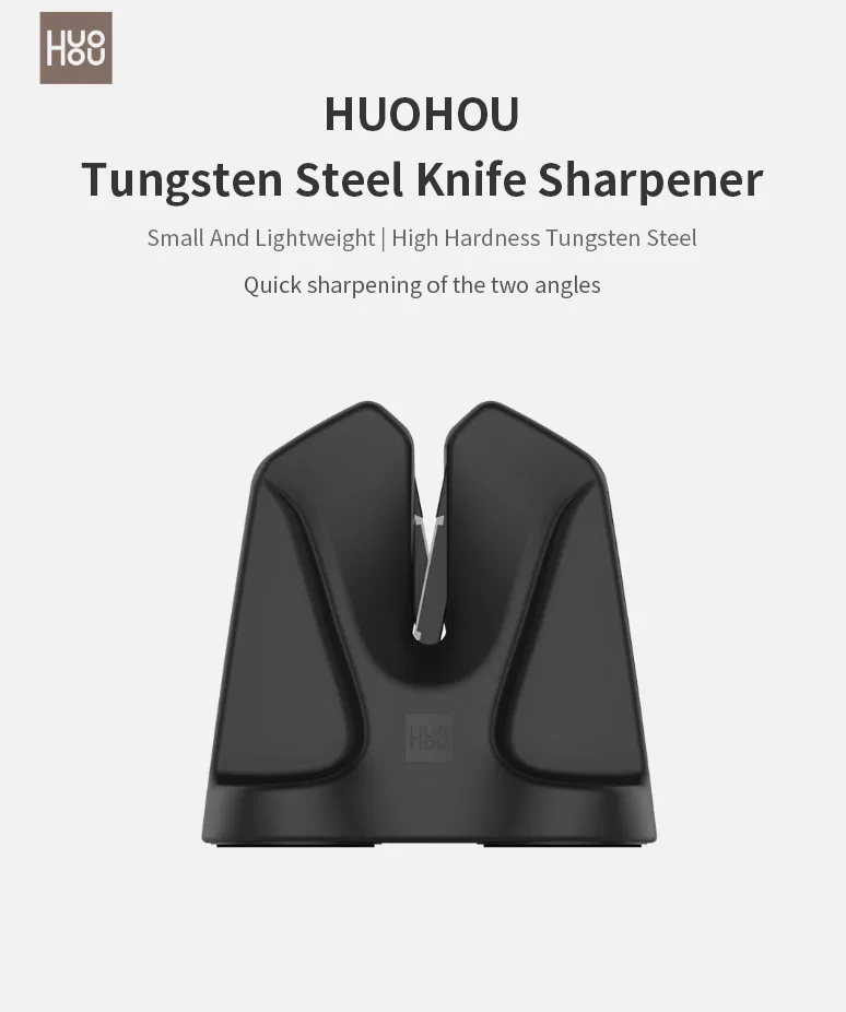 Newest Xiaomi Huohou Tungsten Steel Kitchen Professional Sharpener Singelhuvud Mi Sharpen Home Sharpener Tool Knives Accessories (1)