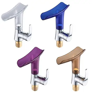 

Free Shipping Basin Faucets Waterfall faucet for Bathroom Basin Mixer Tap Single Handle Sink Mixer Tap Deck Mounted Bathroom