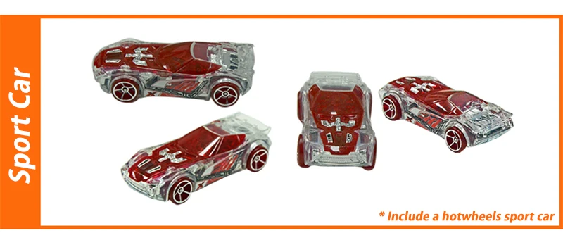 Подлинный горячий колеса классический автомобиль игрушка костюм миниатюры электрический трек игрушка квадратный город Hotwheels антикварные автомобили трек Mattel CDL45