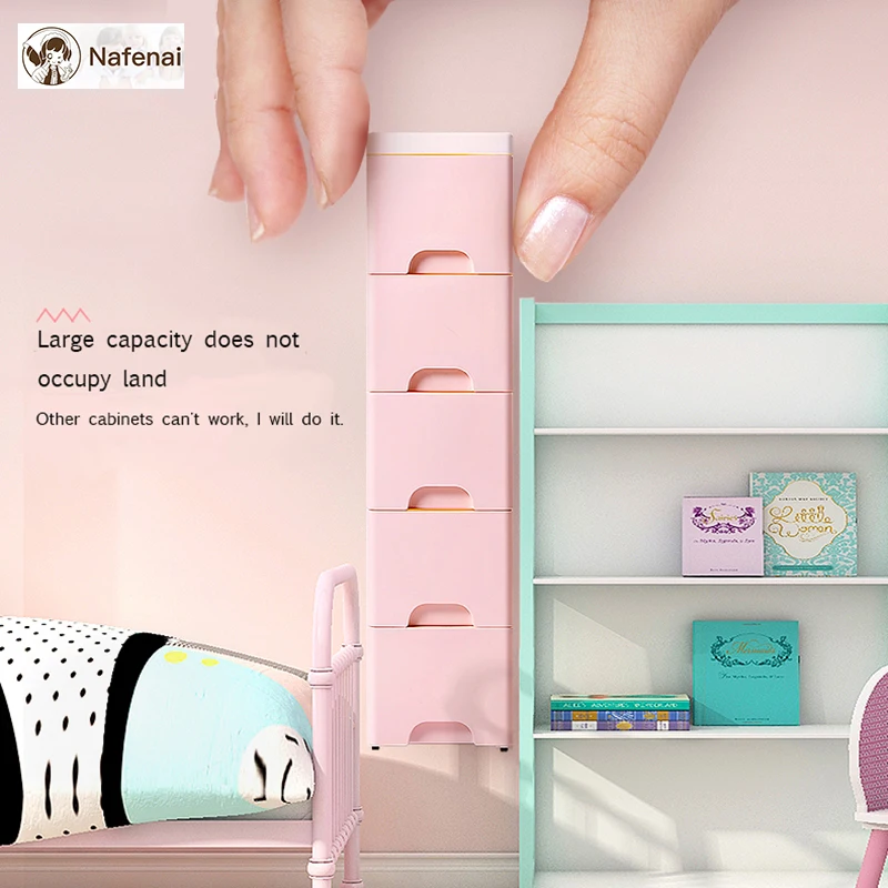 

High capacity cabinet storage box 5 solid plastic storage organizer and clothes storage box drawer for bedroom and fathroom
