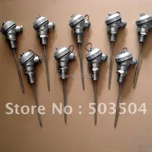 Обшитый RTD PT100 Сенсор Диаметр: 6 мм ss304 материал класс,-200-450c