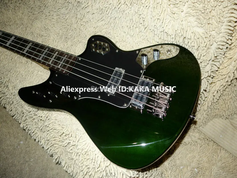 

Bass Guitar Green 4 strings Electric Bass New Arrival High Quality Free Shipping