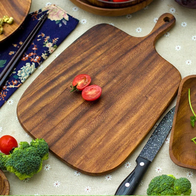 

Breadboard Pizza board Fruit cutting board Environmentally friendly natural wood Chopping Board Wooden Tableware